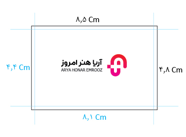 ابعاد استاندارد کارت ویزیت